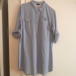 Vineyard Vines fishing shirt dress size 16